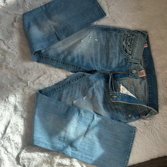 True Religion Ricky relaxed straight jeans 33. - Picture 4 of 4